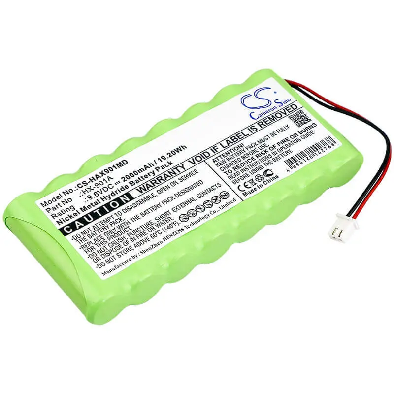 Huaxi Hx-901A Medical Device Battery – 9.6V, 2000Mah Ni-Mh (19.20Wh) 1