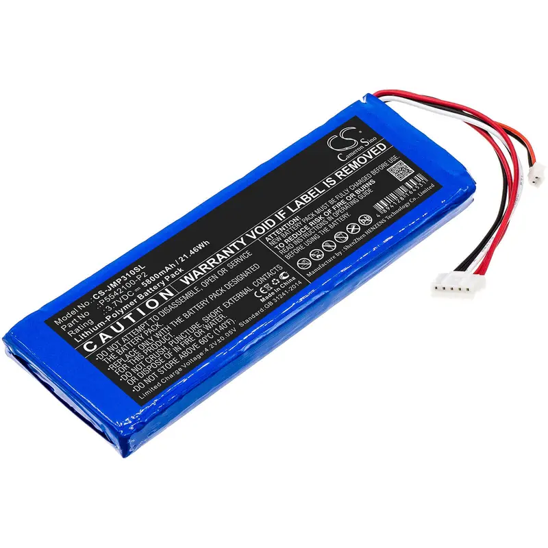Jbl Pulse 3 (V2) Speaker Battery – 3.7V Li-Polymer, 5800Mah, 21.46Wh 1