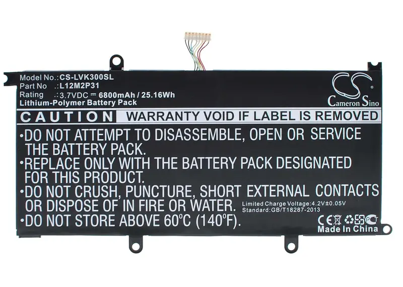 Lenovo Ideatab K3 / K3011W Tablet Battery – 3.7V, 6800Mah, 25.16Wh (11.6-Inch) 1