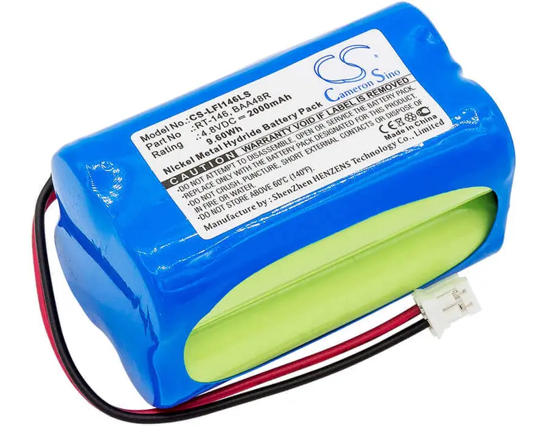 Lfi Emergency Lighting Battery – 4.8V Ni-Mh, 2000Mah, Compatible With Baa48R & Bl93Nc Series 1