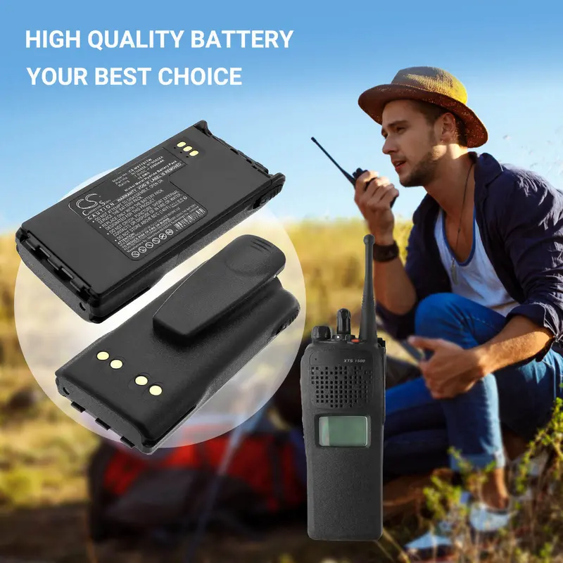 Motorola Impres-Compatible Two-Way Radio Battery – 7.5V Ni-Mh 2000Mah (15Wh) For Hnn9815, Mt1500, Nt1500 1