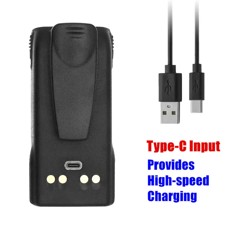 Motorola Two-Way Radio Battery – 7.4V 3350Mah Li-Ion (24.79Wh) With Usb-C Charging 1