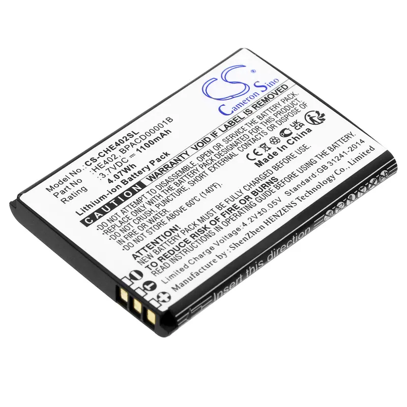 Nokia & At&T Feature Phone Battery – 3.7V Li-Ion, 1100Mah (4.07Wh), Compatible With Bpacd00001B, Attea211101, Cingular Flex 1