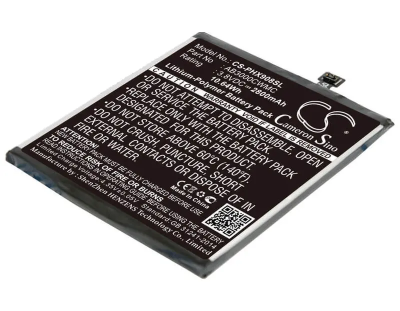 Philips Xenium I908 Smartphone Battery – 3.8V Li-Polymer 2800Mah (Ab3000Cwmc) 1