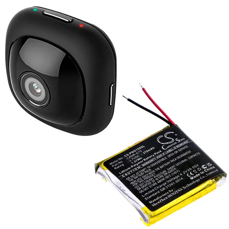 Plutour Canr-G15 & Onreal Security Camera Battery – 3.7V, 370Mah Li-Ion (1.37Wh) 1