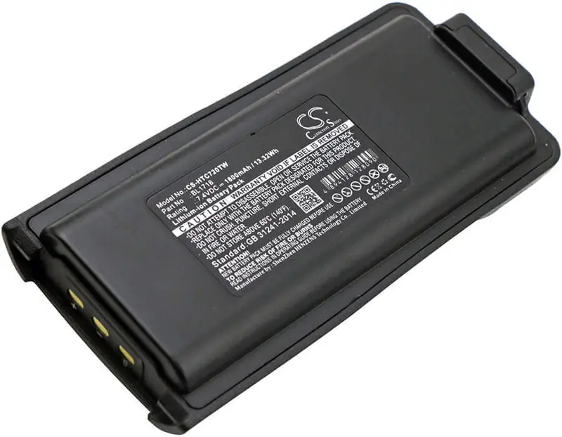 Retevis & Tytera Two-Way Radio Battery – 7.4V 1800Mah Li-Ion (13.32Wh), Model Bl1718 Compatible 1