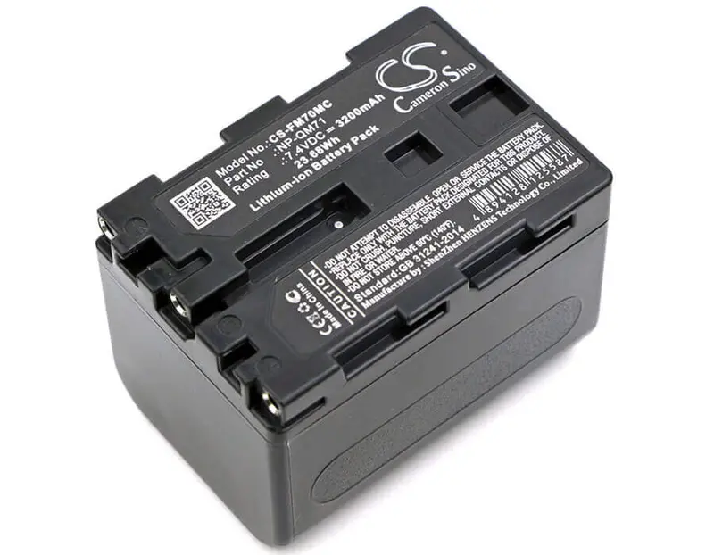 Sony Np-Fm70 Camera Battery – 7.4V Li-Ion, 3200Mah For Ccd-Trv108 & Ccd-Trv118 Camcorders 1