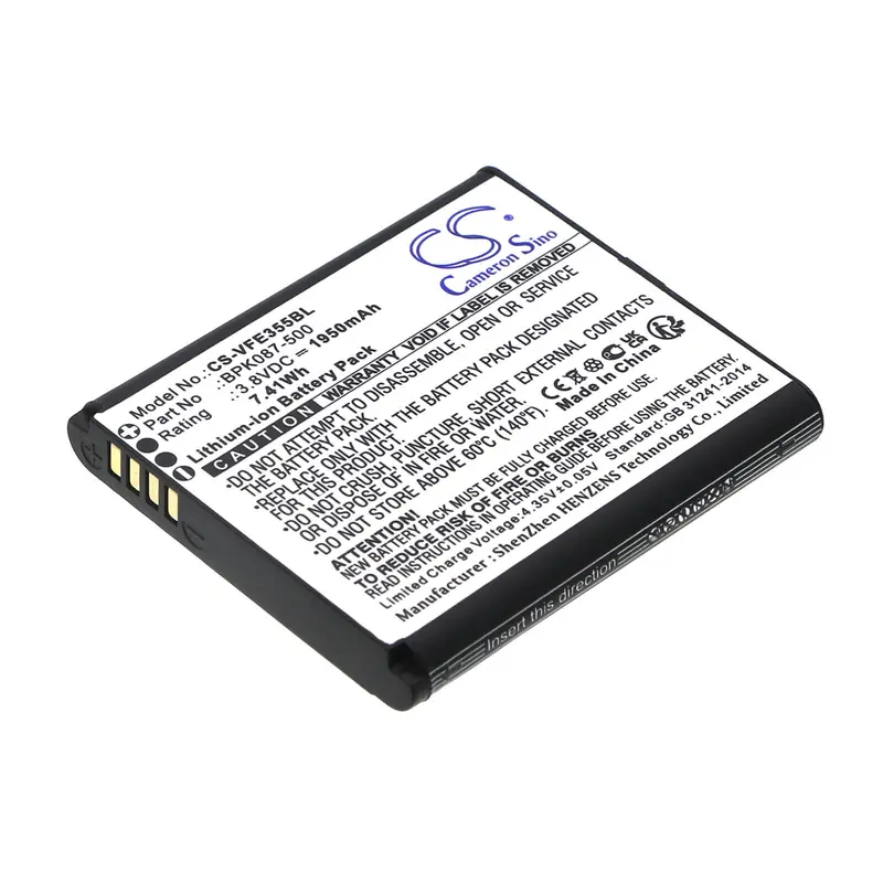 Verifone E355 Payment Terminal Battery – 3.8V Li-Ion, 1950Mah (7.41Wh), Model Bpk087-500 1