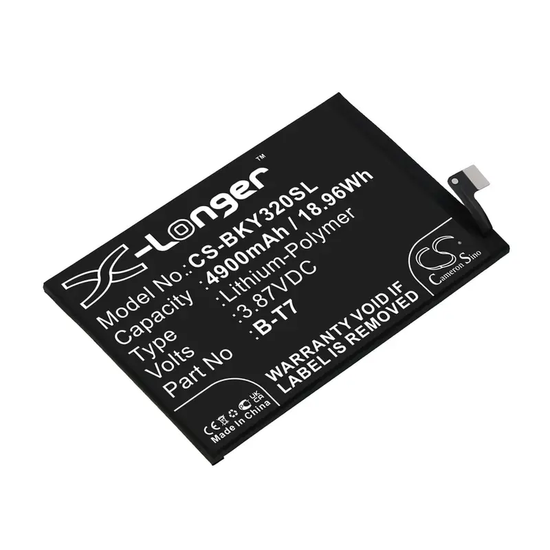 Vivo Smartphone Battery – 3.87V 4900Mah Li-Polymer (18.96Wh), Fits B-T7, V2140, V2158 1